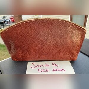 Portland Leather Eclispe Makeup Bag